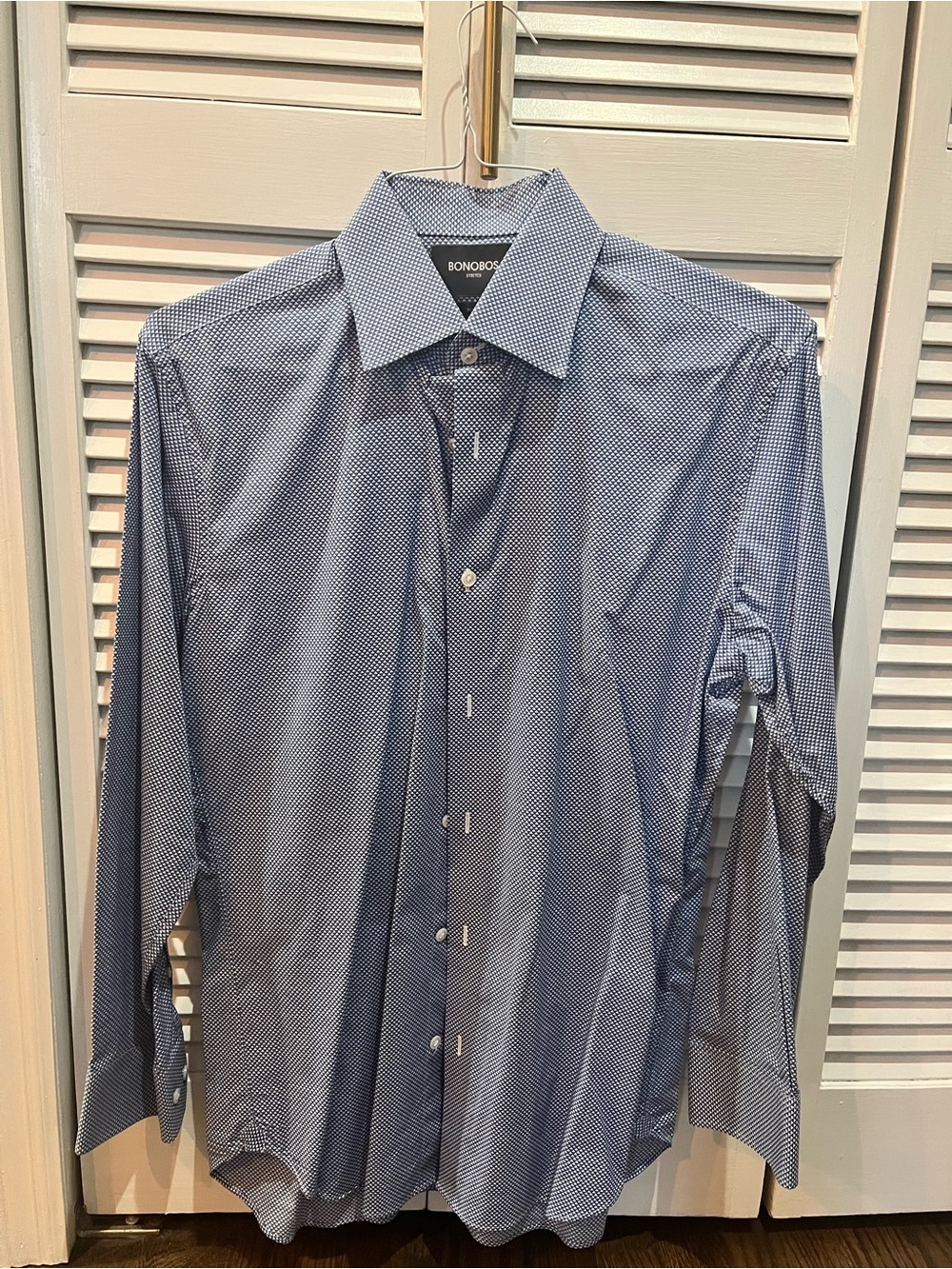 Bonobos Navy Microdot Dress Shirt